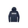 navy blue sweats original hoodie with white logo