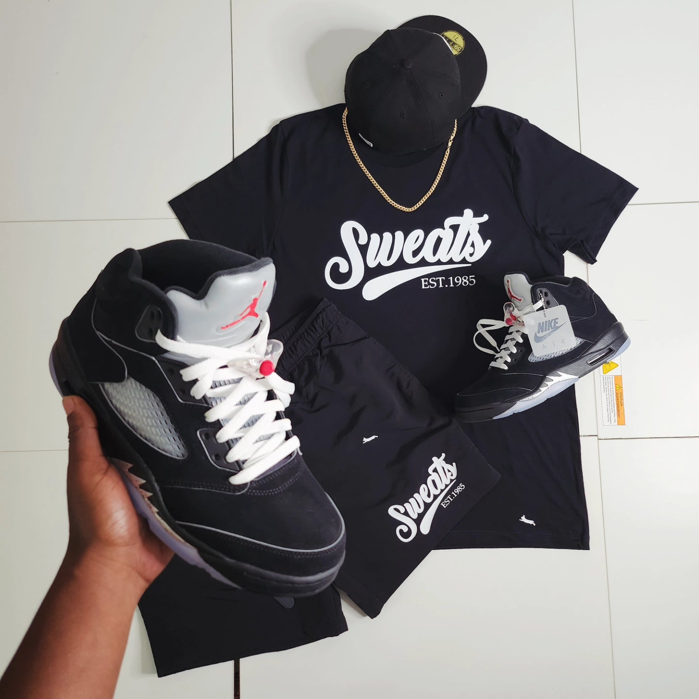 Black Sweats Signature Trunks