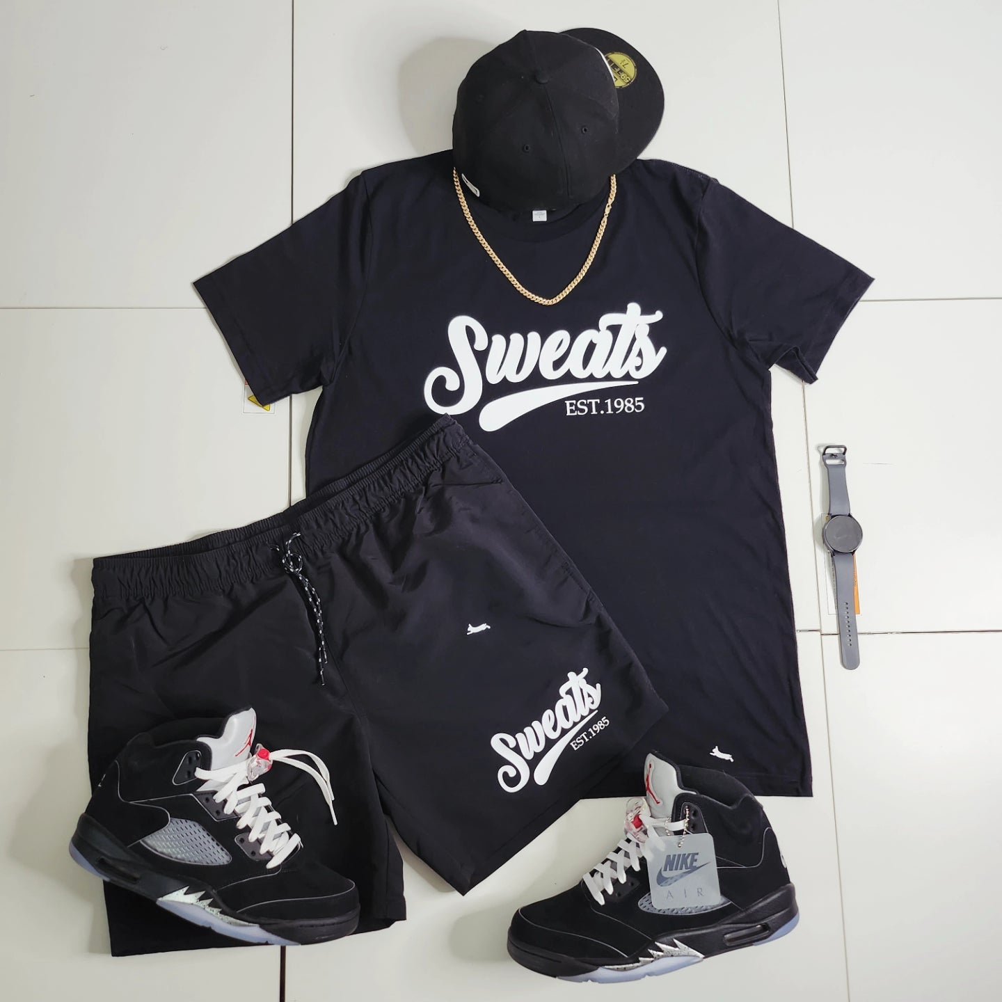 Black Sweats Signature Trunks