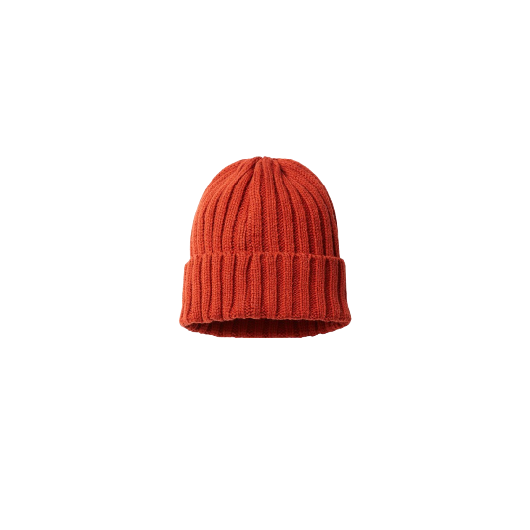 Texas Orange Sweats Sustainable Cable Knit Cuffed Beanie | Sweats Clothing Co.