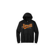 Black × Orange Sweats Signature Hoodie with bold logo across chest