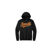 black white orange sweats signature hoodie