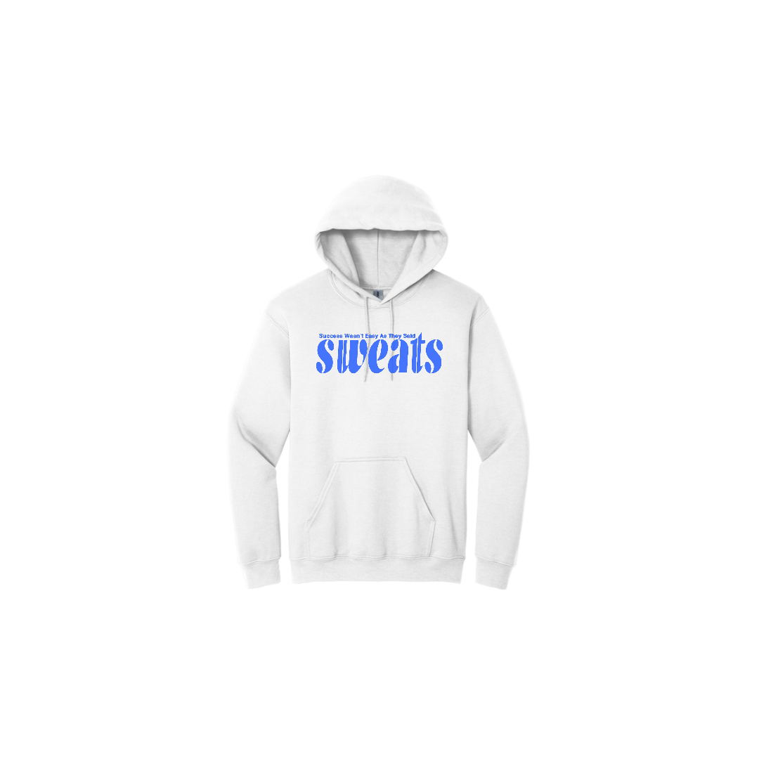 White × Royal Blue Sweats Original Hoodie