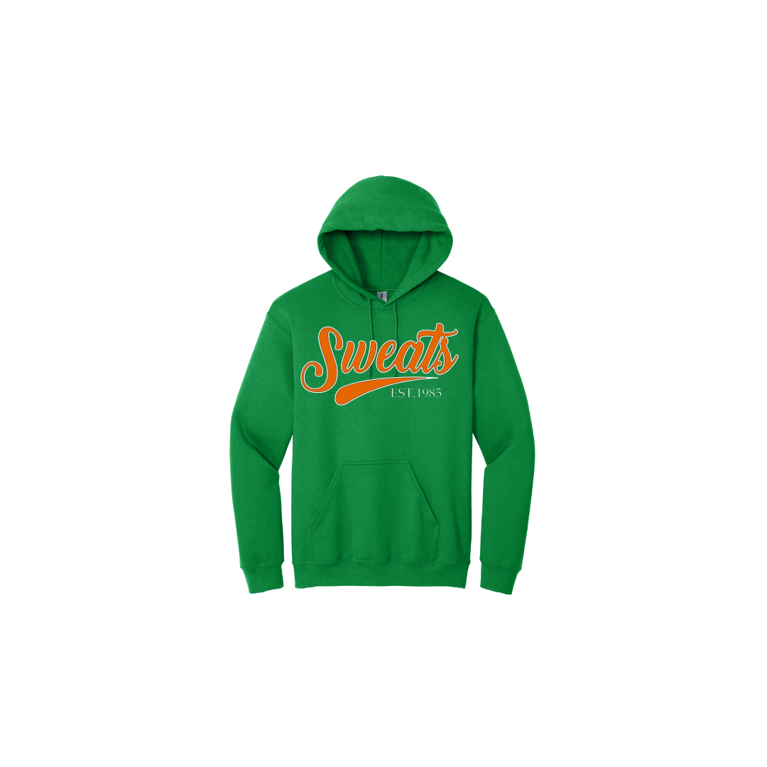 Green × Orange × White Sweats Signature Hoodie | Sweats Clothing Co.
