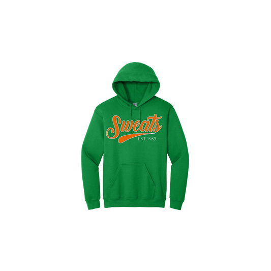 Green × Orange × White Sweats Signature Hoodie | Sweats Clothing Co.