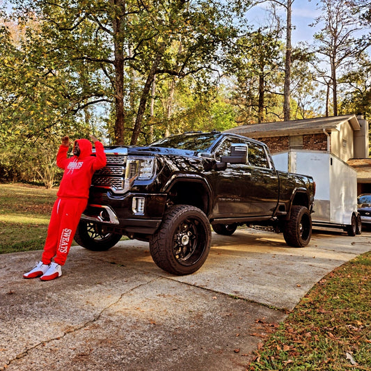 “Red Errand Runner Set – Sweats Clothing Company”