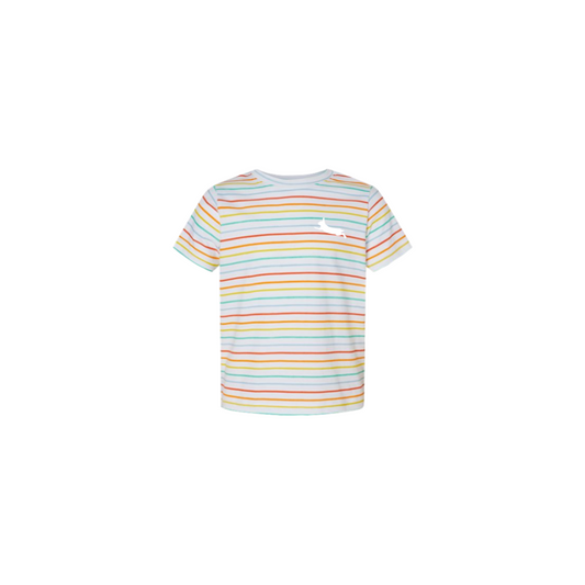 Sweats Kids Striped T-shirt with white rabbit logo