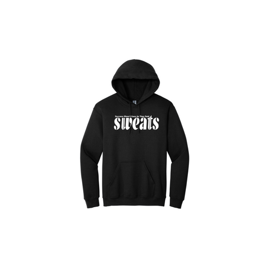 black sweats original hoodie with white logo