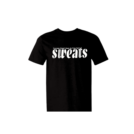 black sweats original t-shirt with white logo