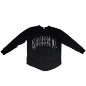 black successful written in varsity letters