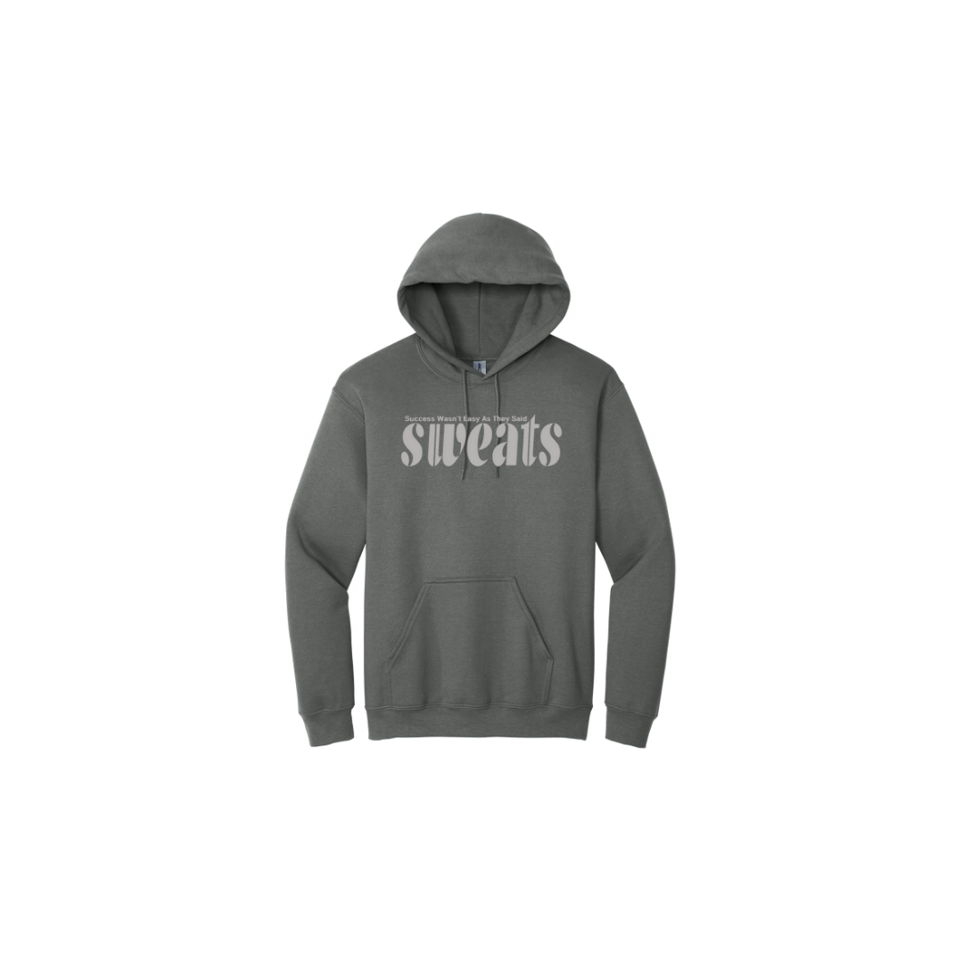 charcoal sweats original hoodie with ash grey logo