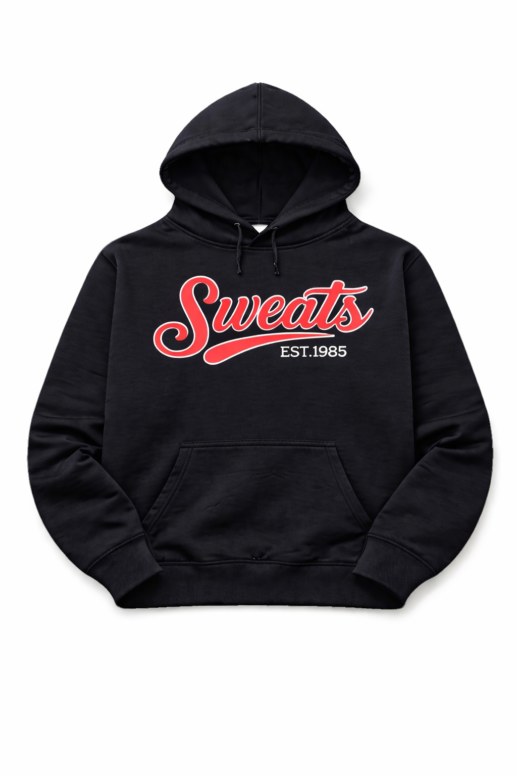 Black × Red Sweats Signature Hoodie | Sweats Clothing Co.