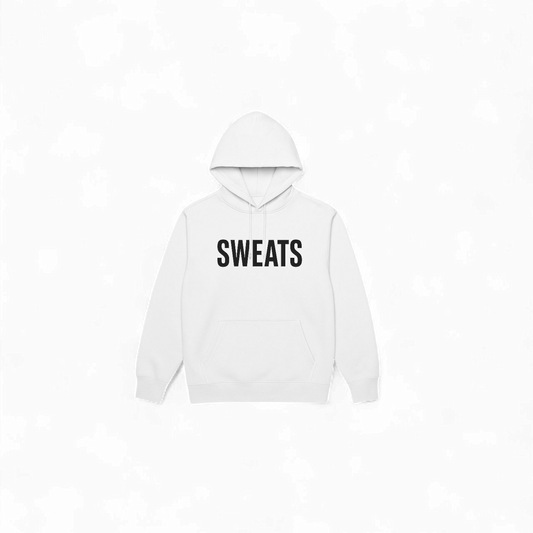 White × Black Sweats Trademark Hoodie | Sweats Clothing Co.