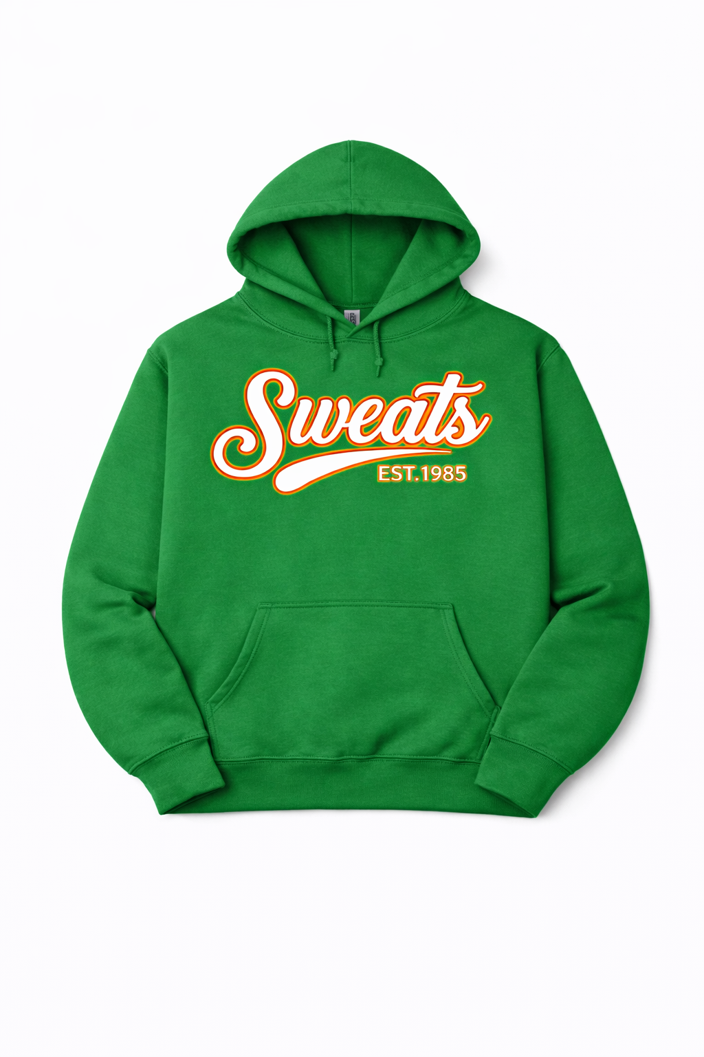 Green × Orange × White Sweats Signature Hoodie | Sweats Clothing Co.