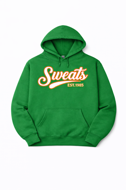 Green × Orange × White Sweats Signature Hoodie | Sweats Clothing Co.