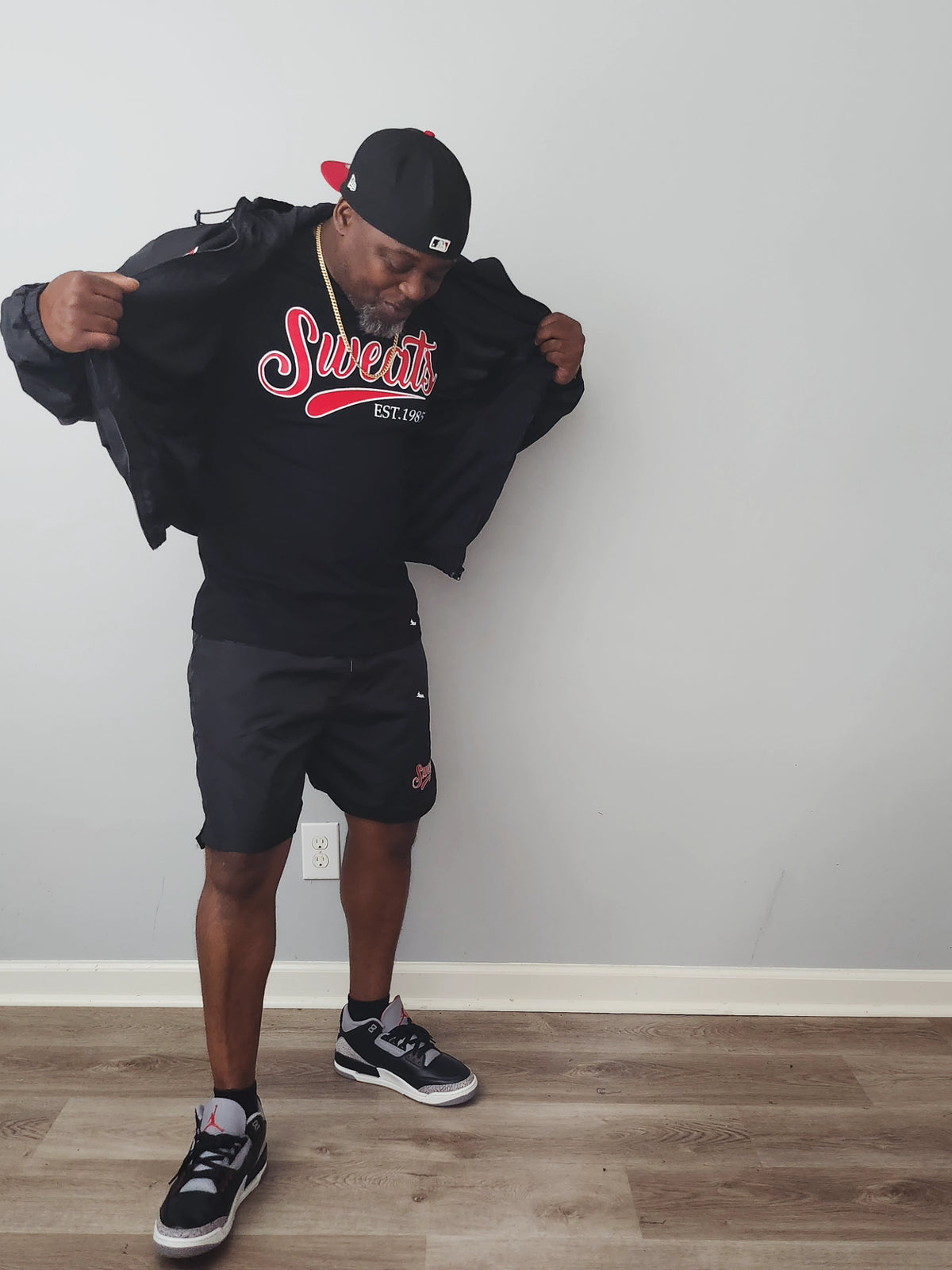 Sweats Clothing Company Black Red Signature Set