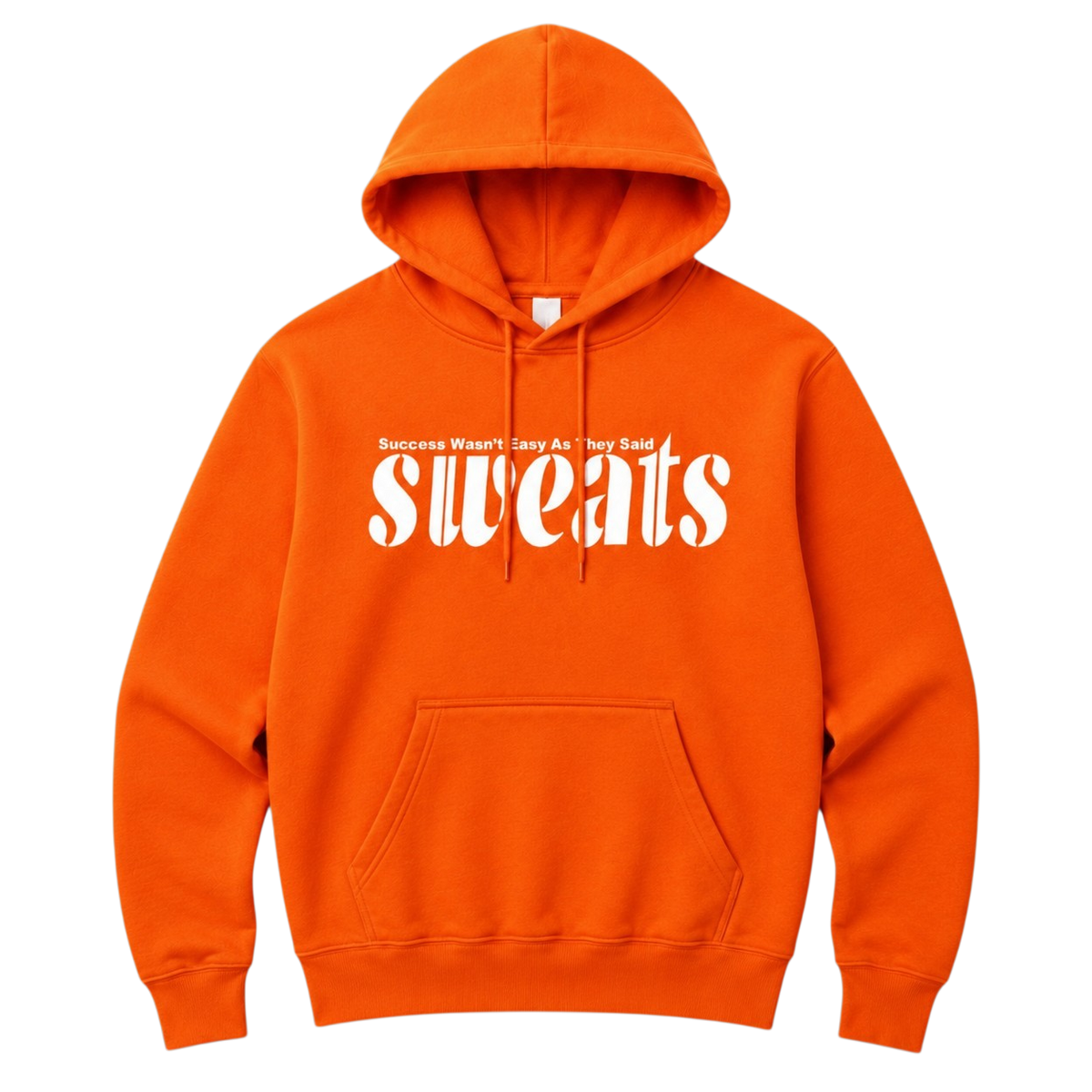 Original SWEATS Hoodie Orange/White