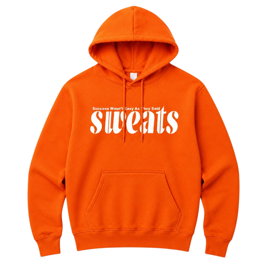 Original SWEATS Hoodie Orange/White