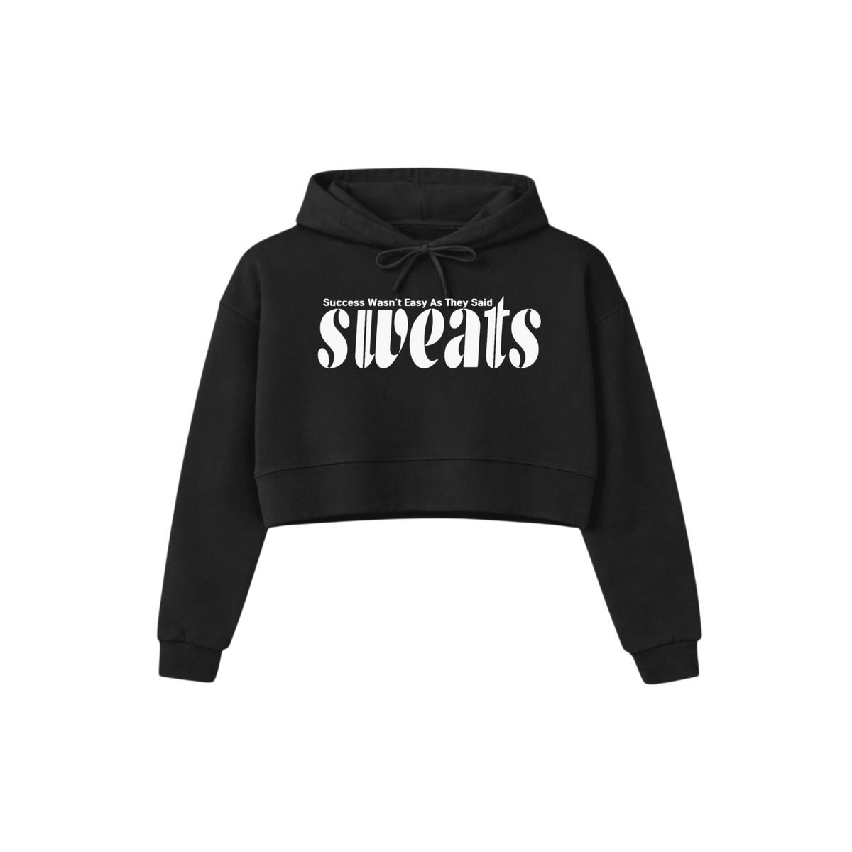 The Original Cropped Hoodie - Black
