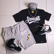 Athletic Grey Sweats Signature Shorts