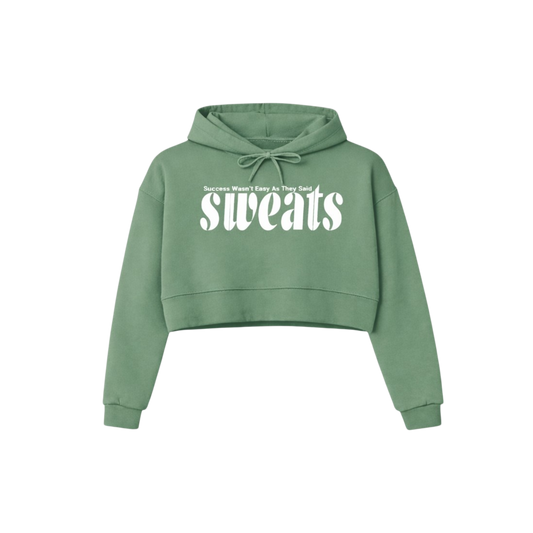 The Original Cropped Hoodie - Military Green