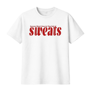 Original SWEATS Tee - White/Red