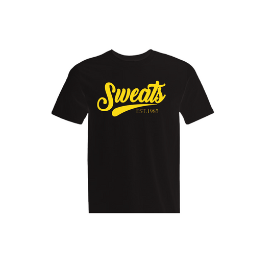 Black × Yellow Sweats Signature T-shirt