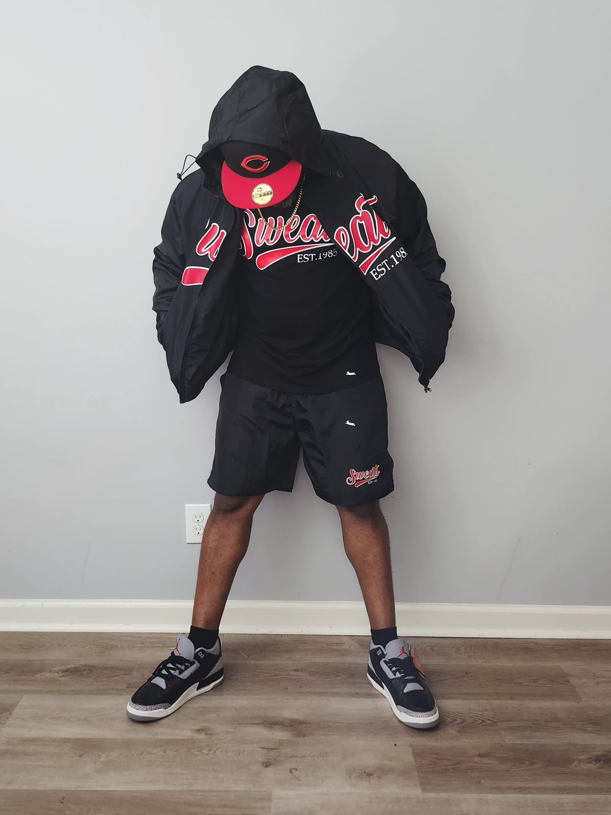 Sweats Clothing Company Black Red Signature Set 
