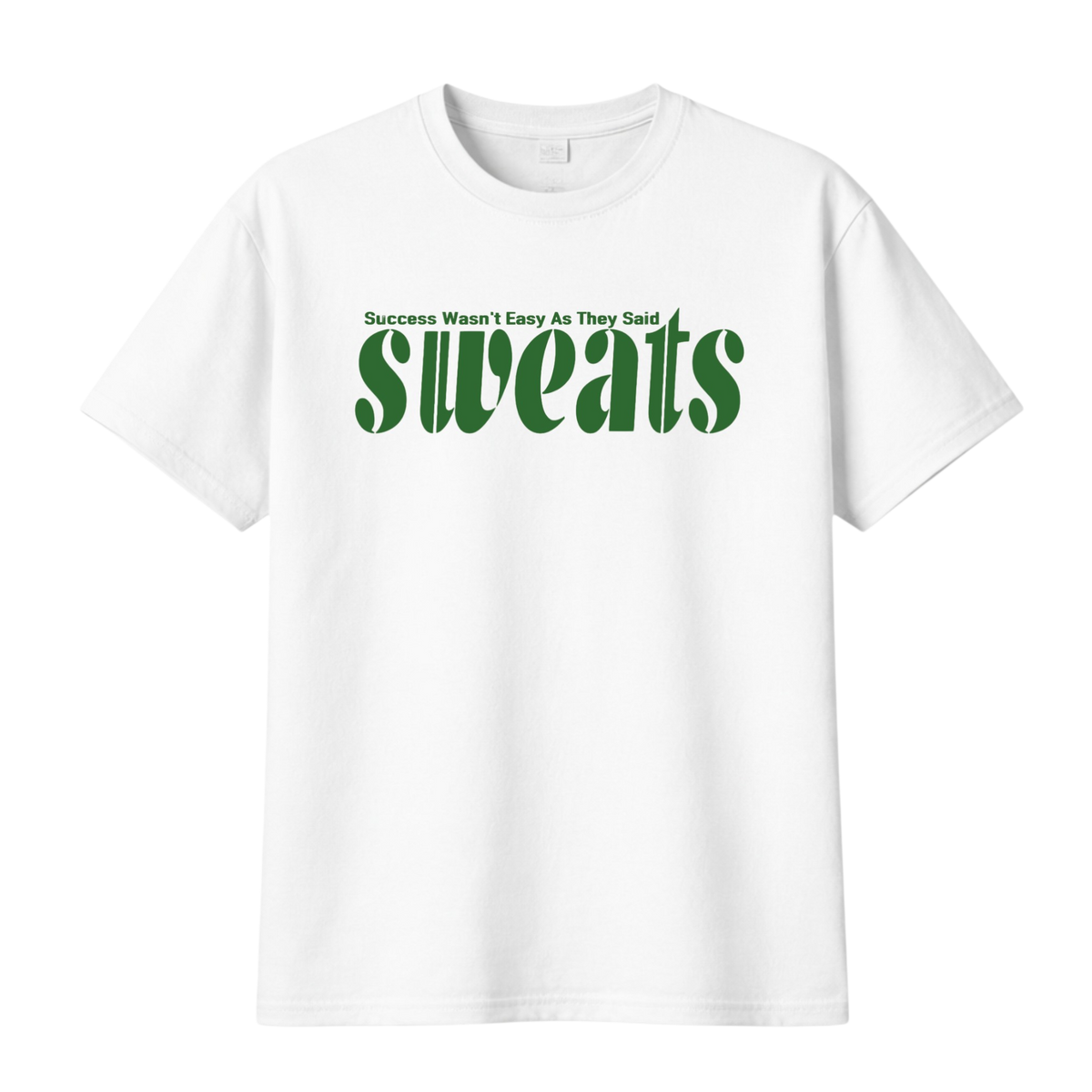 Original SWEATS Tee - White/Green