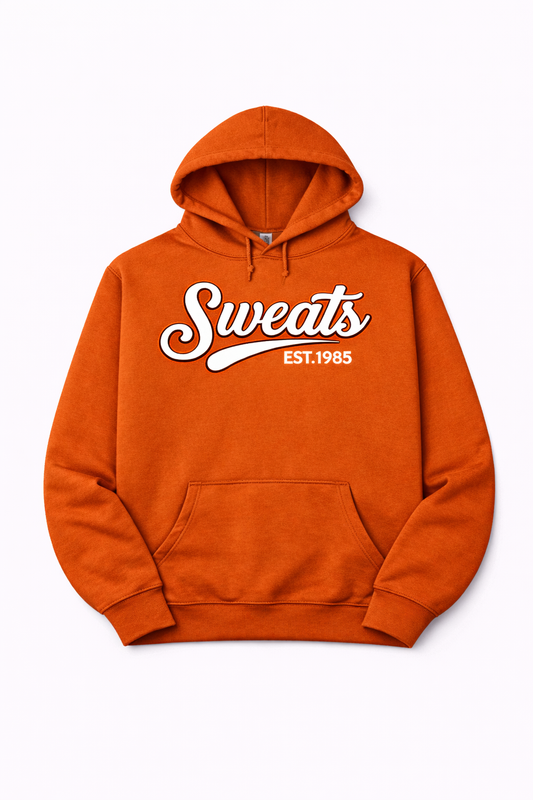 Orange × Black × White Sweats Signature Hoodie | Sweats Clothing Co.