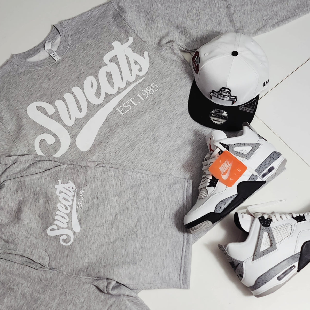 Athletic Grey Sweats Signature Sweatsuit | Sweats Clothing Co.