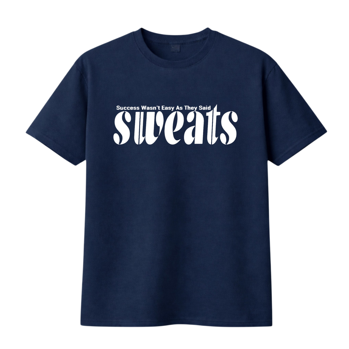 Original SWEATS Tee - Blue/White