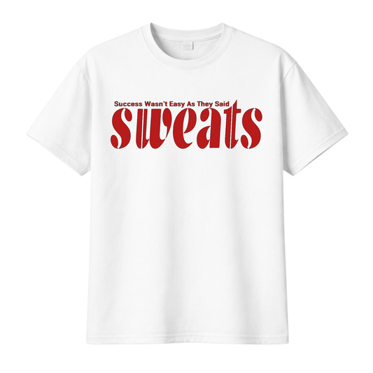 Sweats Original Tee | White × Red