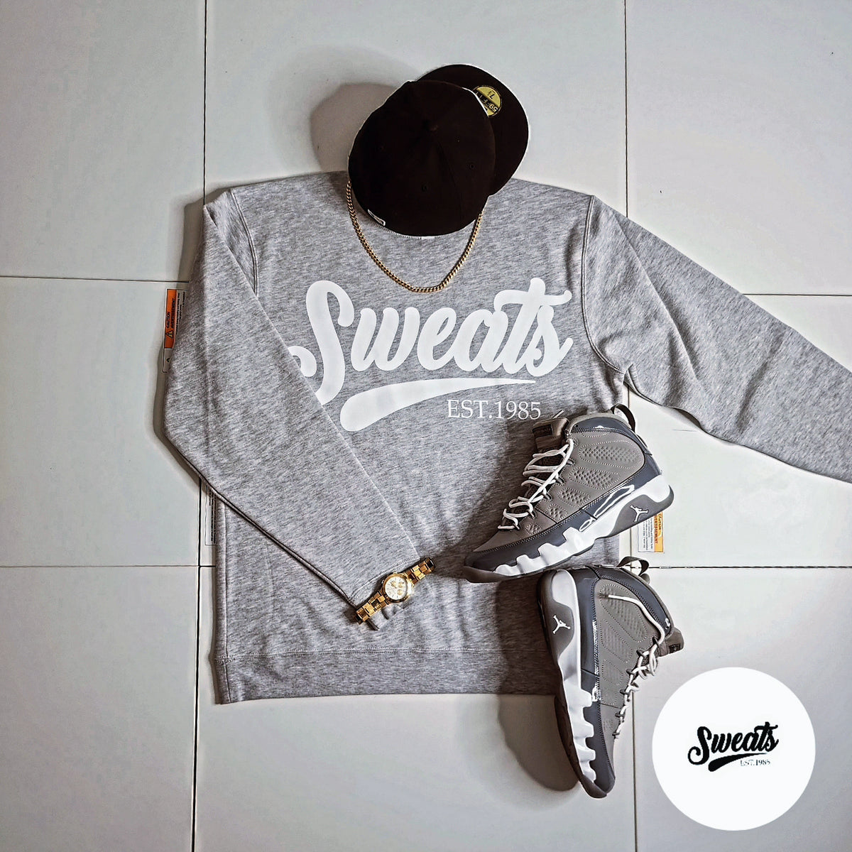 Athletic Grey Sweats Signature Sweatshirt