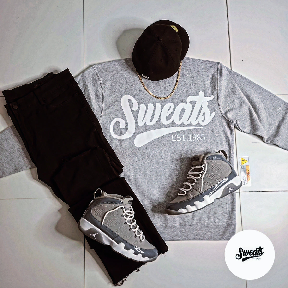 Athletic Grey Sweats Signature Sweatshirt