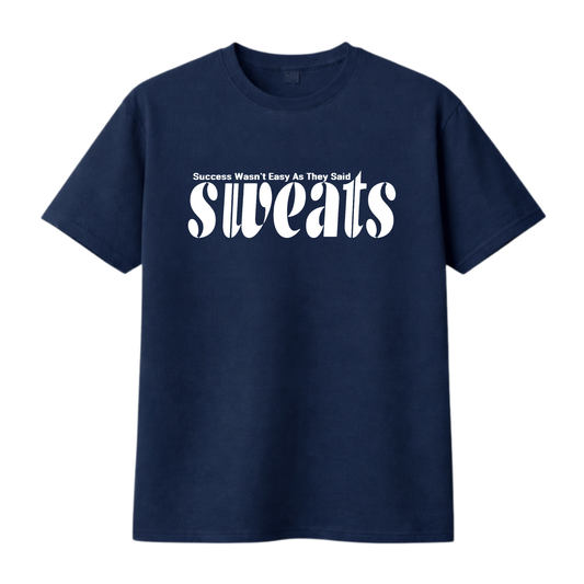 Sweats Original Tee | Blue × White