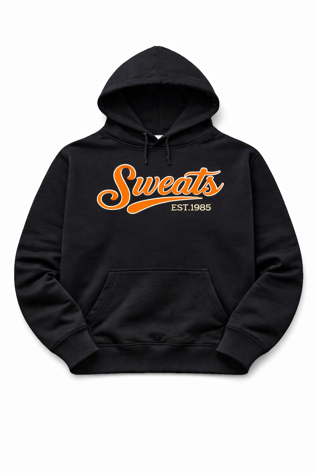 Black × Orange Sweats Signature Hoodie | Sweats Clothing Co.