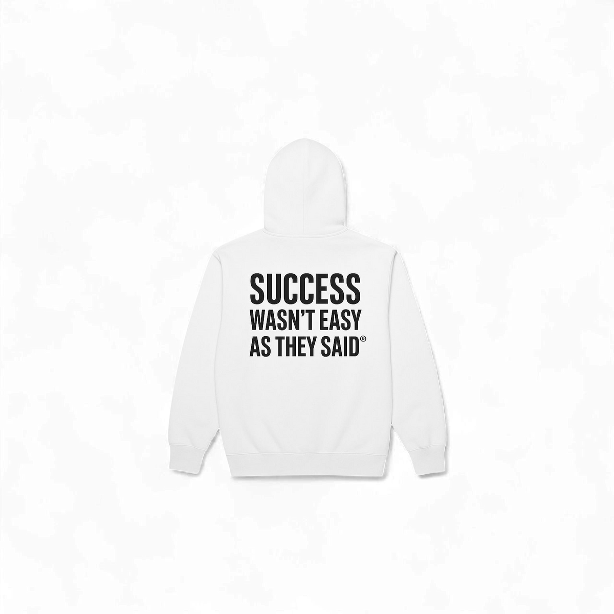 White × Black Sweats Trademark Hoodie | Sweats Clothing Co.