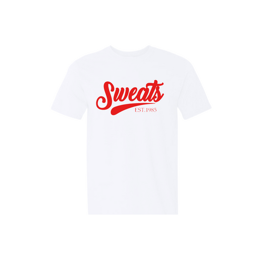 White x Red Sweats Signature T-shirt