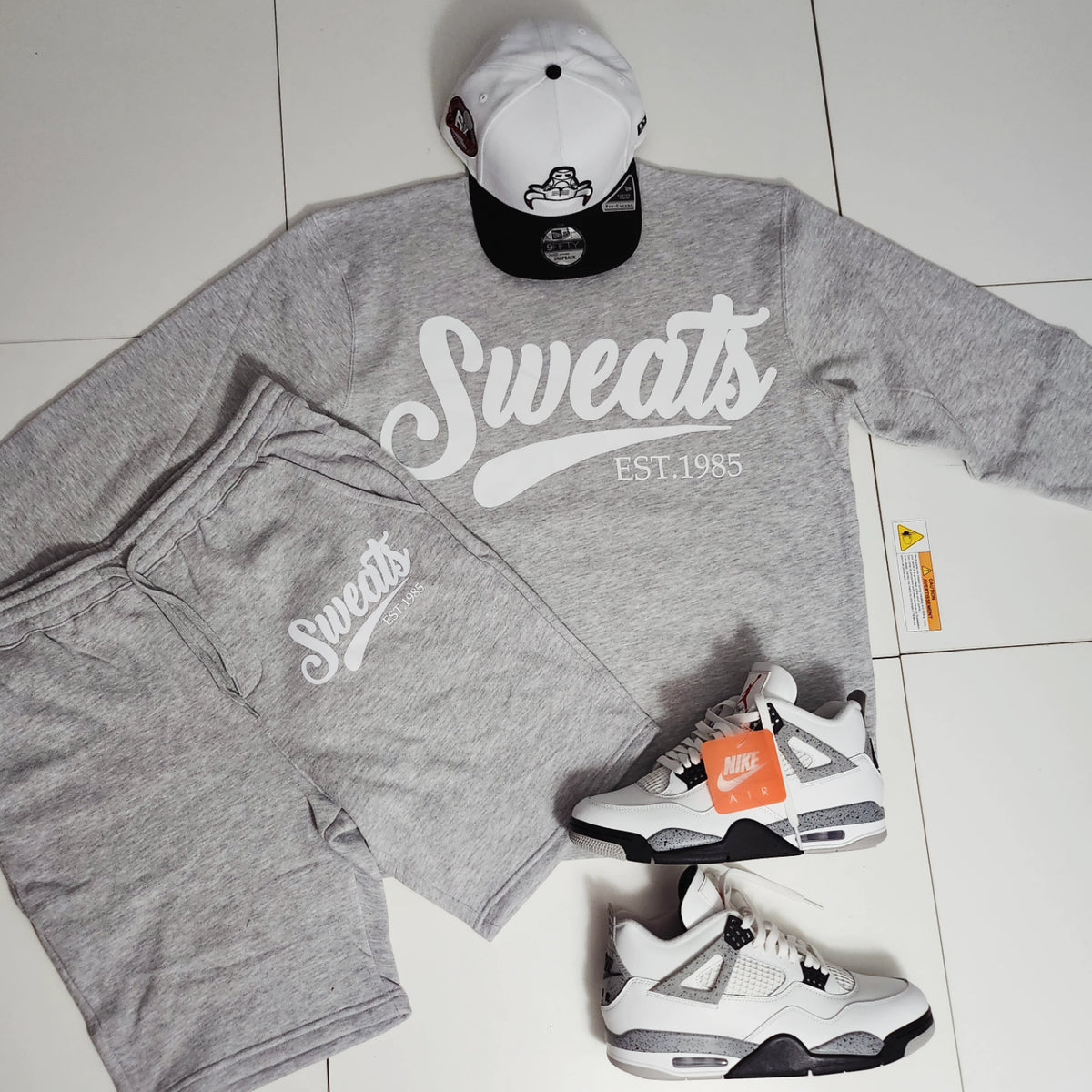 Athletic Grey Sweats Signature Shorts