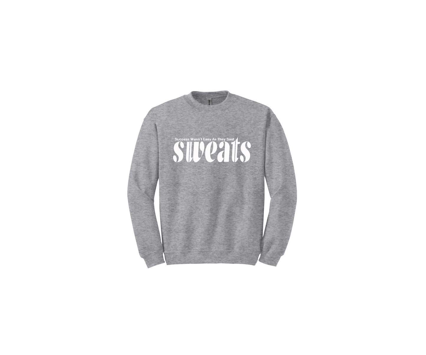 sports grey sweats original sweatshirt  with white logo