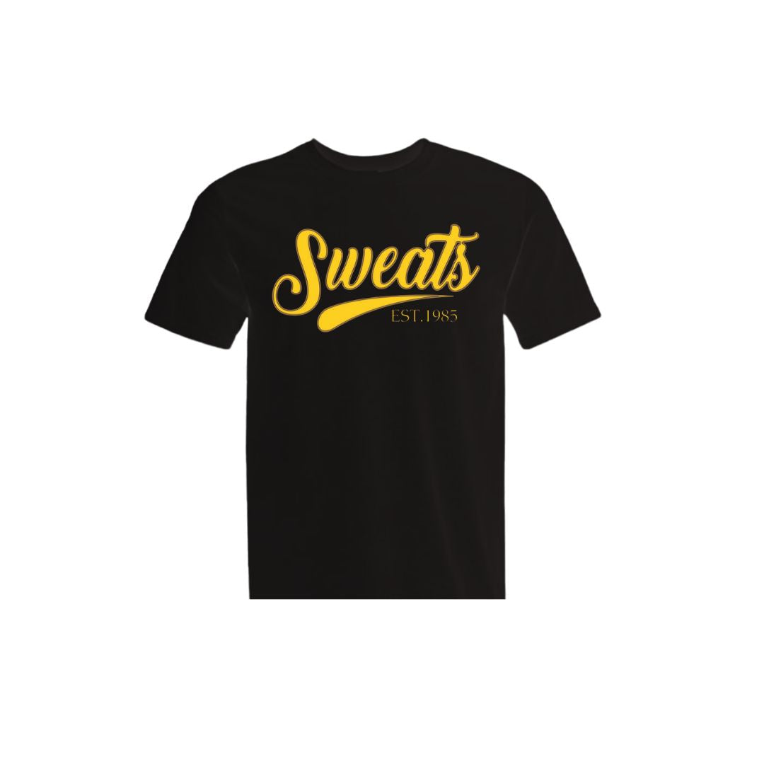 Black × Yellow Sweats Signature T-shirt