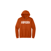 texas orange sweats original hoodie with white logo 