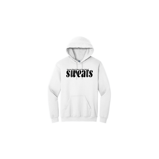 white sweats original hoodie with black logo